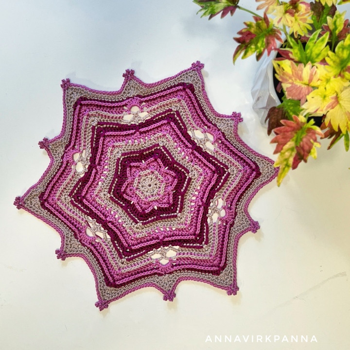 New Year’s mandala mönster // New Year’s mandala pattern