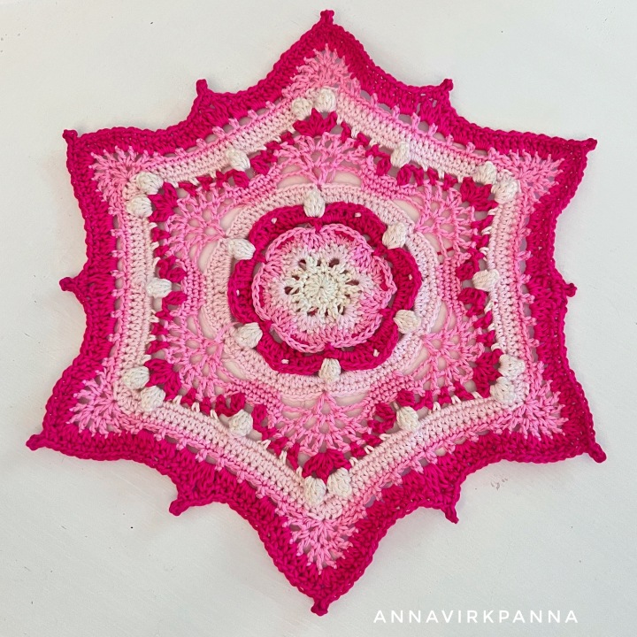 Star mandala mönster // Star mandala pattern