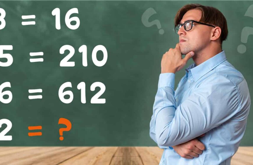Försök att lösa denna matematiska gåta på 20 sekunder om du är smart!